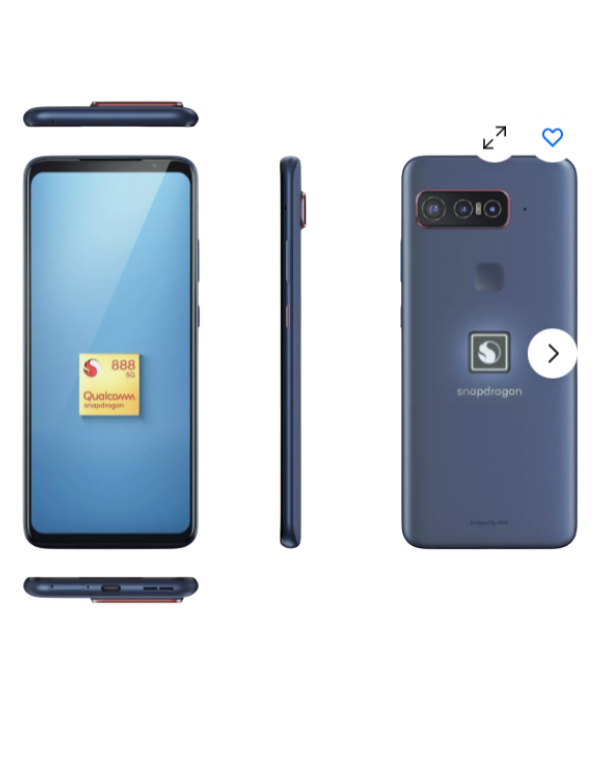 Asus Smartphone for Snapdragon Insiders Front & Back Blue Colour