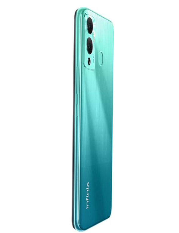 Infinix Hot 12 Play NFC Straight Side Blue Colour