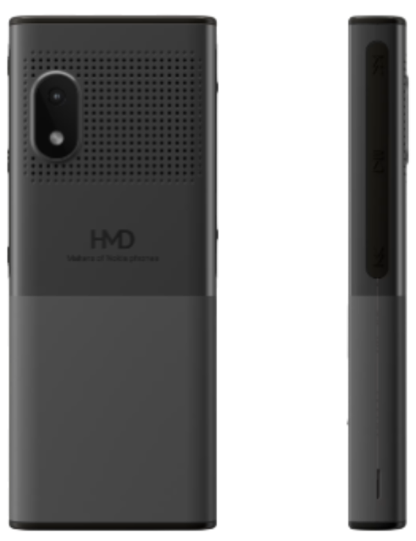 Nokia 150 Music Back & Side Black Colour