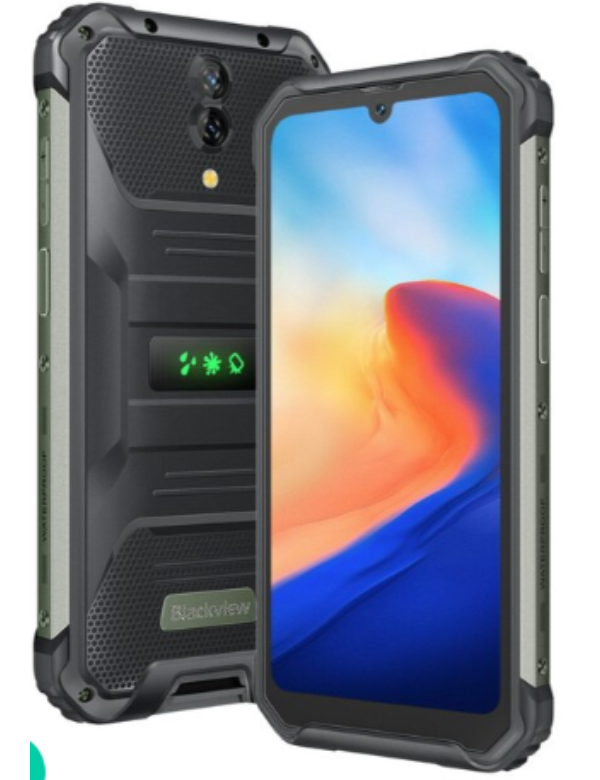 Blackview BV7200 Front & Back Side Black Colour