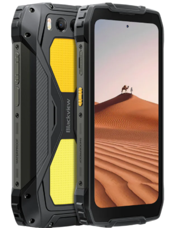Blackview-BV7300 Front & Back Side Black Colour