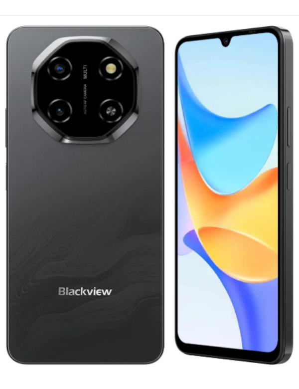 Blackview Shark 6 Front & Back Side Black Colour