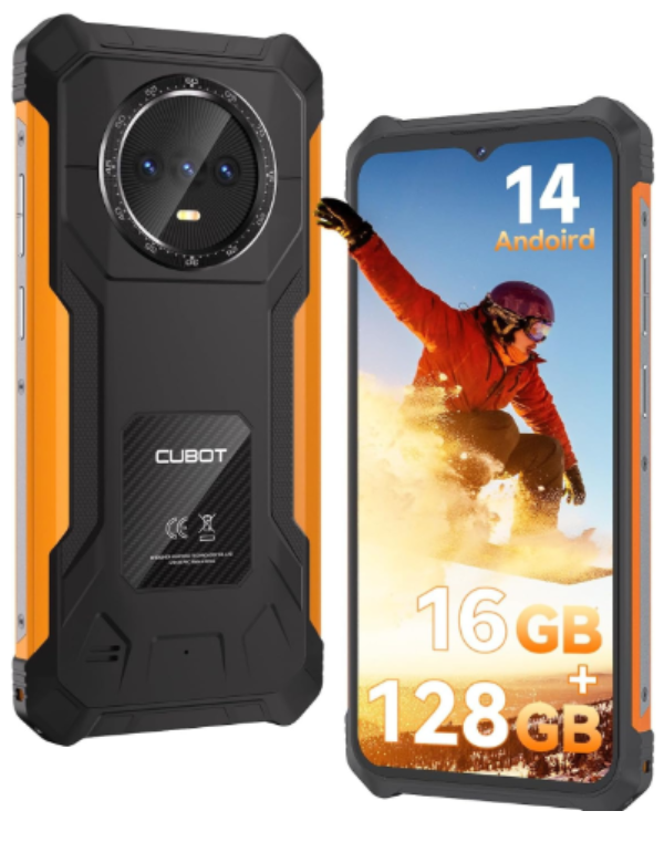 Cubot-KingKong ES 3 Side Front & Back Black colour