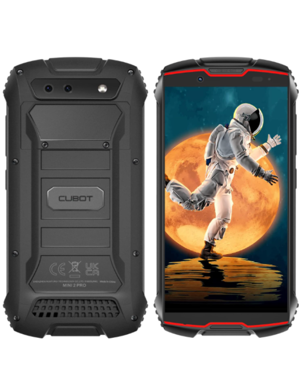 Cubot-KingKong Mini-2-Pro Front & Back Black Colour