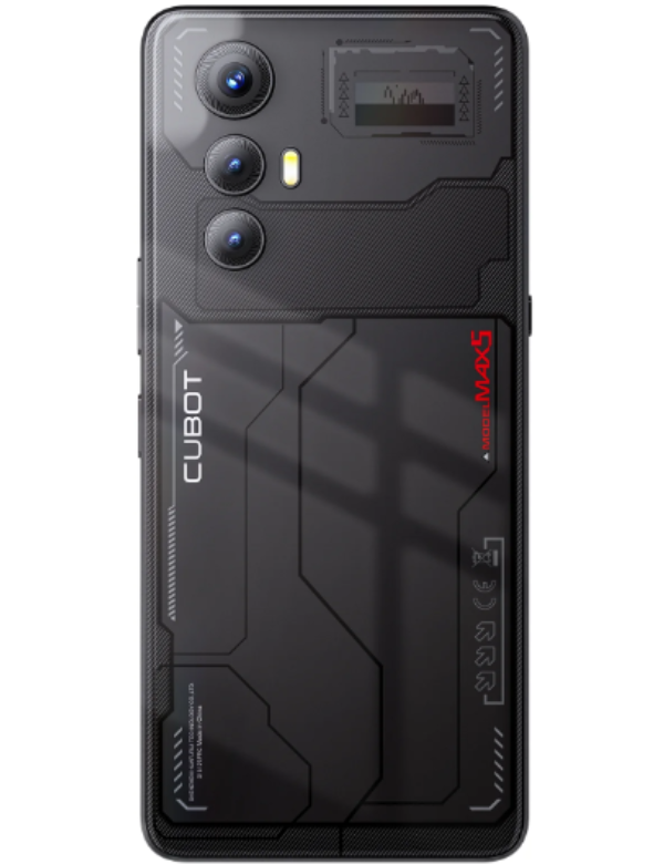 Cubot Max 5 Back Black colour