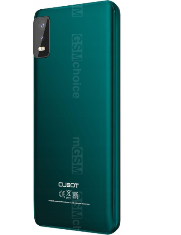 Cubot-Note-8 Back side Green Colour
