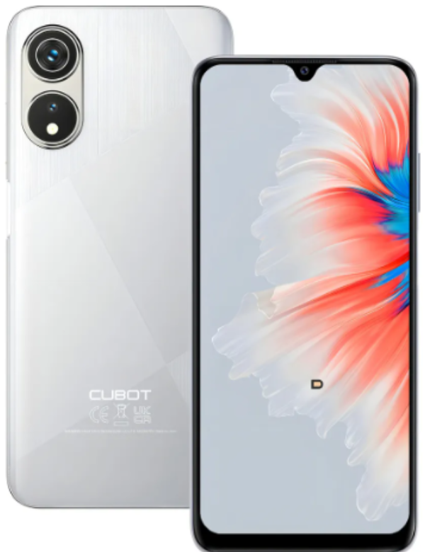 Cubot P60 Front & Back White Colour