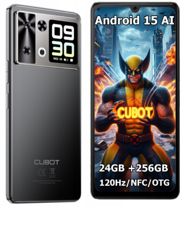 Cubot X100 Side Front & Back