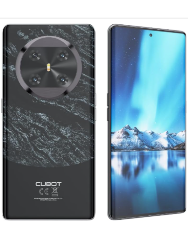 Cubot X90 back Black Colour & front Side