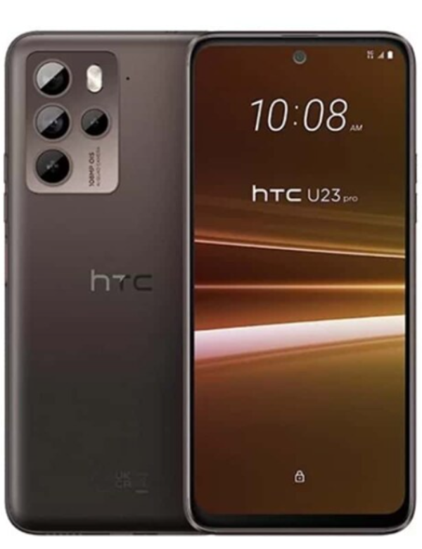 HTC U23 Pro Front & Back Brown Colour