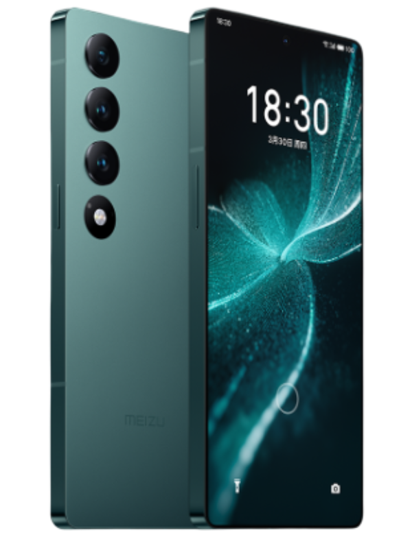 Meizu 20 Infinity Front & back Side Green Colour