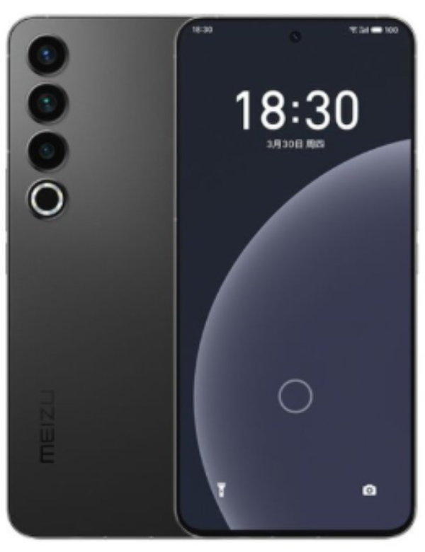 Meizu 20 Pro front & back Black Colour