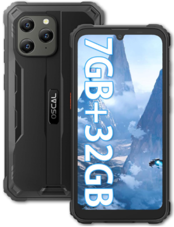 Oscal S70 Pro Front & Back Black