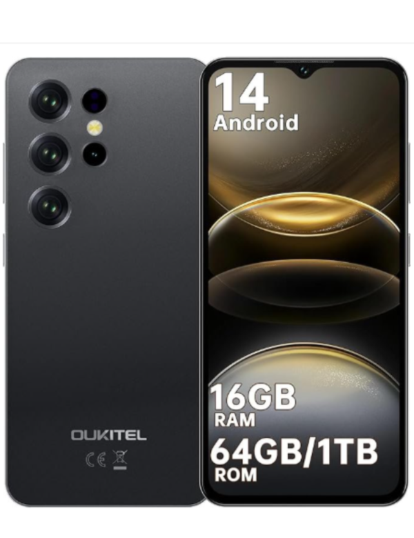 Oukitel C2 Front & Back Black Colour