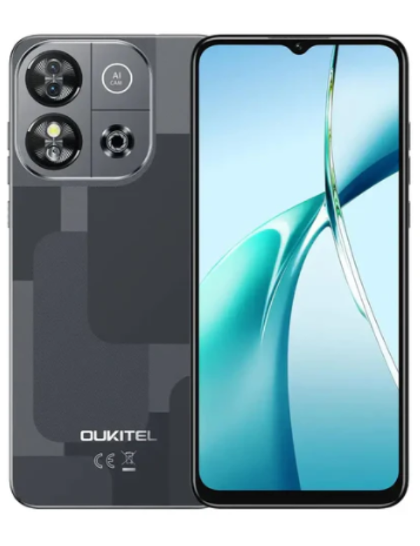Oukitel C57 Pro Front & Back Black colour