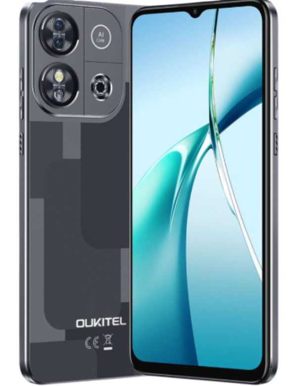 Oukitel C57s Side Front & Back Black Colour