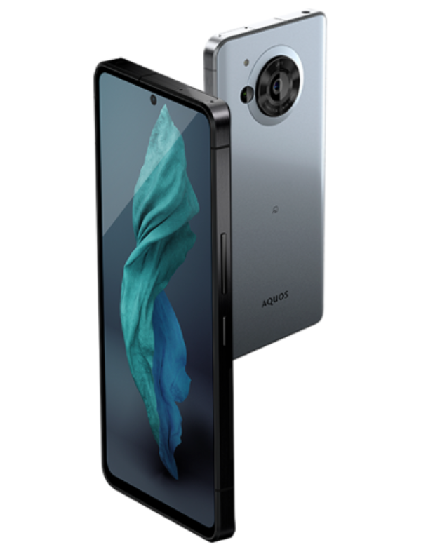 Sharp Aquos R7s dide Front & Back Grey Colour