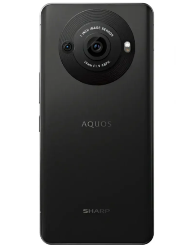 Sharp Aquos R8s Back Black Colour