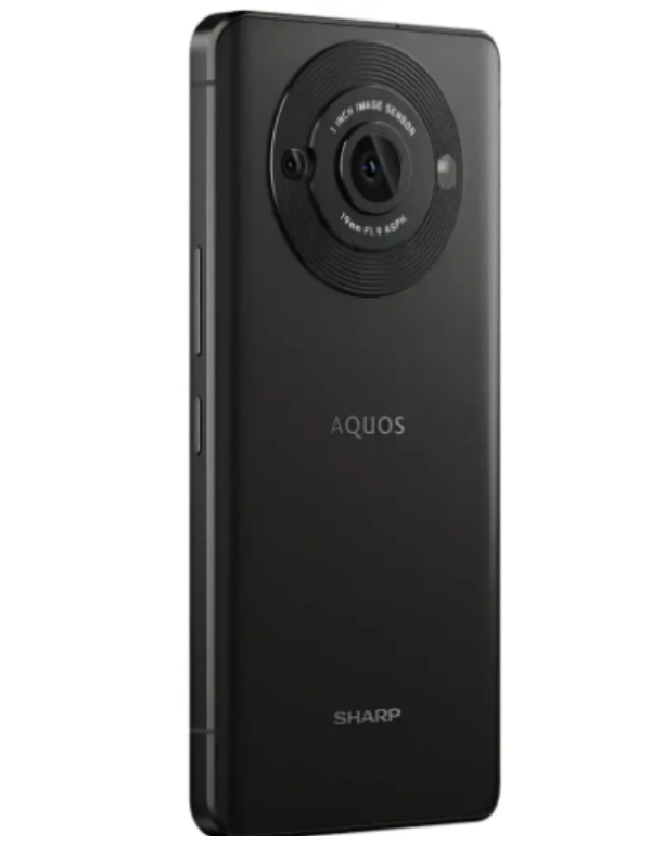 Sharp Aquos R8s pro Side Back Black Colour