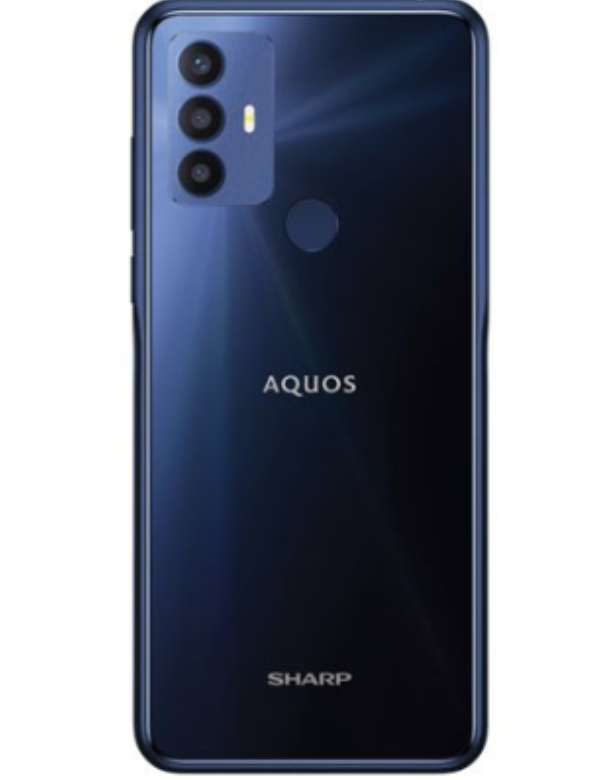 Sharp Aquos V6 Back Blue Colour