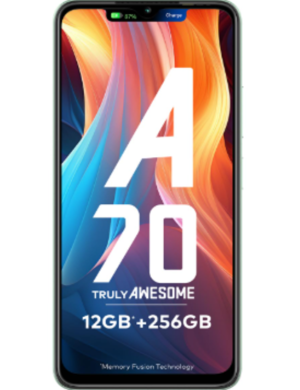 itel A70 Front