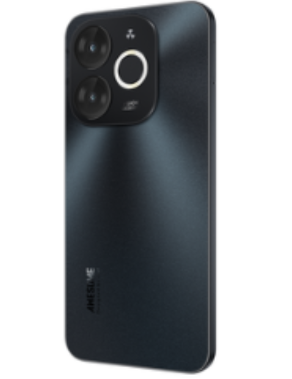 itel A80 Side Back Black Colour