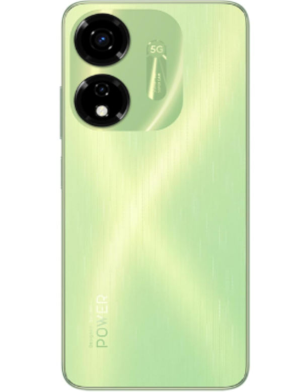 itel P55 Back Green Colour