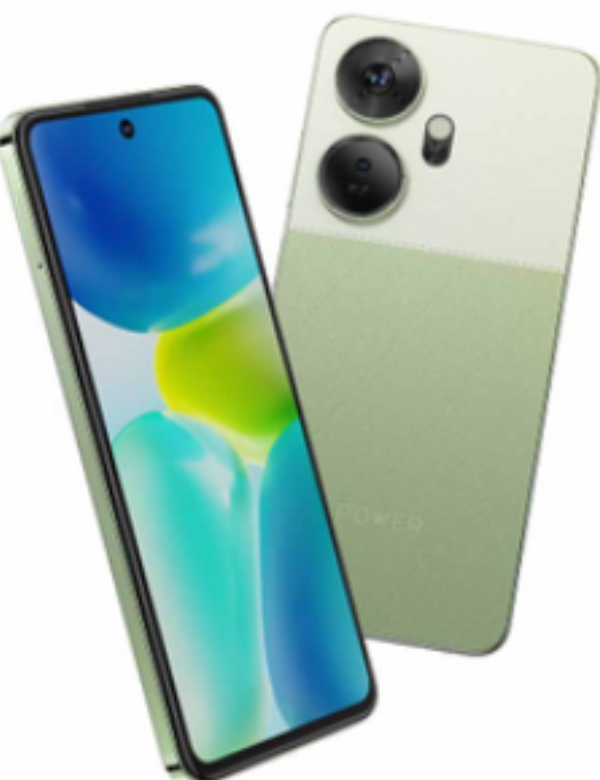 itel P55plus Front & Back Side Green Colour