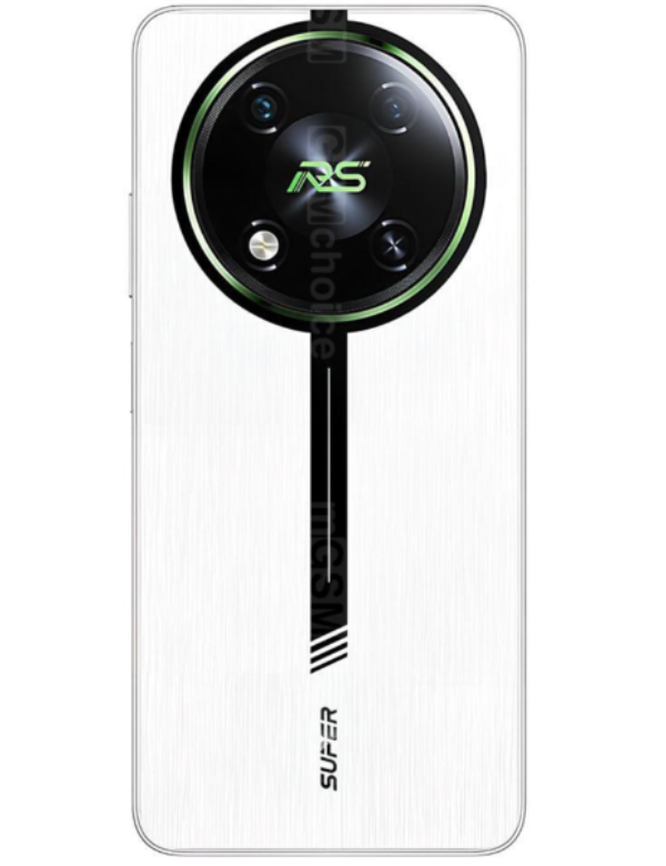 itel RS4 Back White Colour