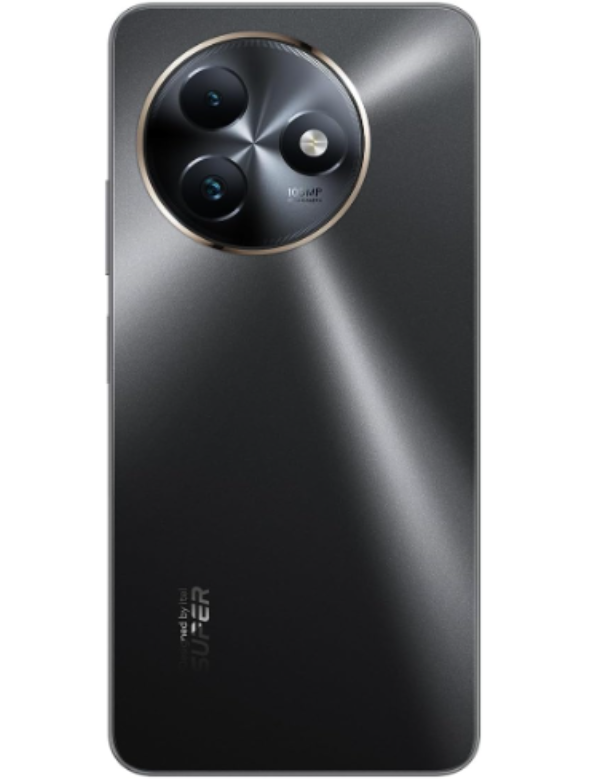 itel S24 Back Black Colour
